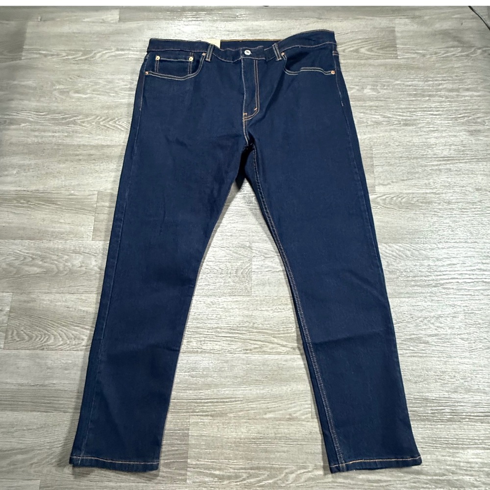 Levis 512 Slim Taper Jeans Mens 38x30 Blue Indigo Stretch Denim New With Tags